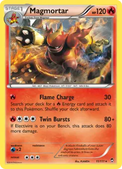 Pokémon-Karte Magmortar 011/111