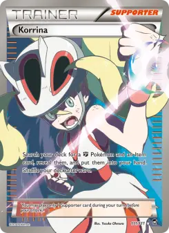 Pokémon-Karte Korrina 111/111
