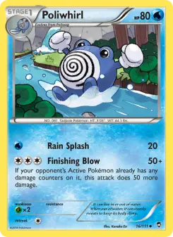 Pokémon-Karte Poliwhirl 016/111