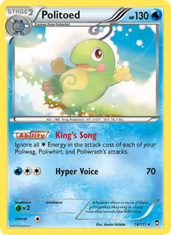 Pokémon-Karte Politoed 018/111