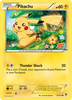 Pokémon-Karte Pikachu 027/111