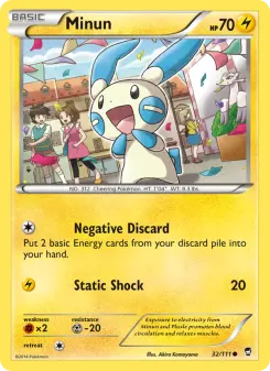 Pokémon-Karte Minun 032/111