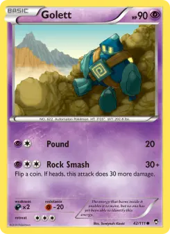 Pokémon-Karte Golett 042/111