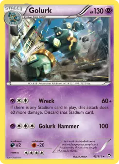 Pokémon-Karte Golurk 043/111