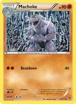 Pokémon-Karte Machoke 045/111