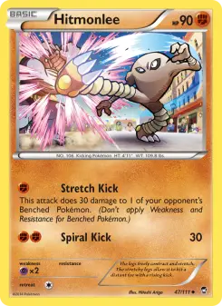 Pokémon-Karte Hitmonlee 047/111