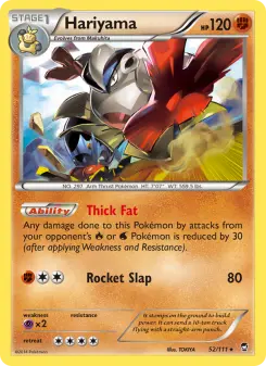 Pokémon-Karte Hariyama 052/111