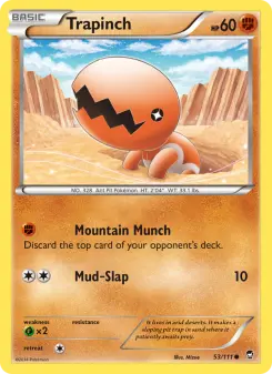 Pokémon-Karte Trapinch 053/111