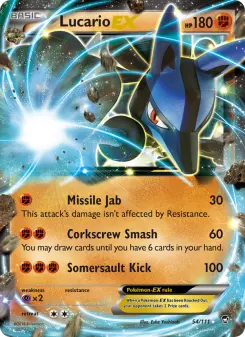 Pokémon-Karte Lucario EX 054/111