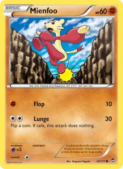 Pokémon-Karte Mienfoo 056/111