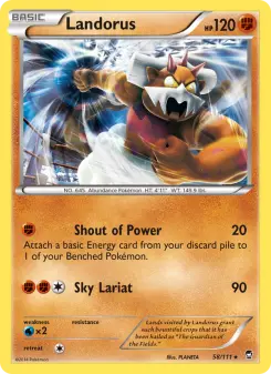 Pokémon-Karte Landorus 058/111