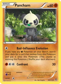 Pokémon-Karte Pancham 059/111