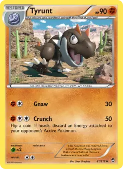 Pokémon-Karte Tyrunt 061/111