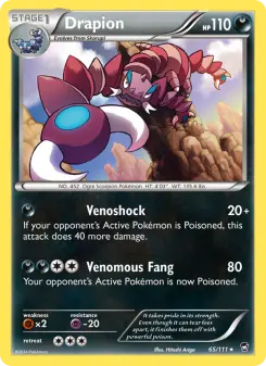 Pokémon-Karte Drapion 065/111