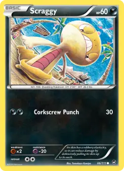 Pokémon-Karte Scraggy 066/111