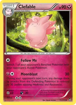 Pokémon-Karte Clefable 071/111