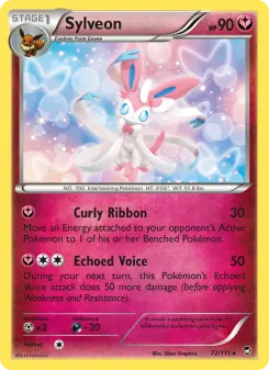 Pokémon-Karte Sylveon 072/111