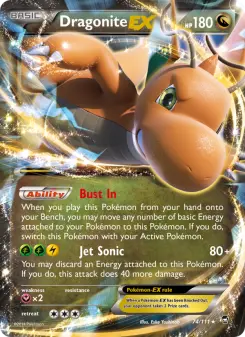 Pokémon-Karte Dragonite EX 074/111