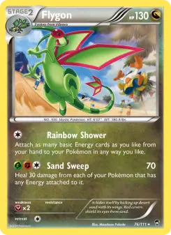 Pokémon-Karte Flygon 076/111