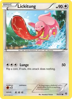 Pokémon-Karte Lickitung 078/111