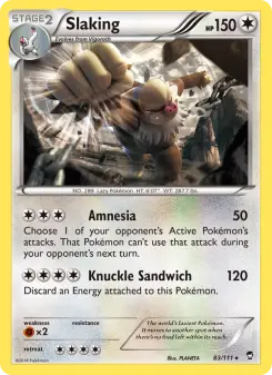 Pokémon-Karte Slaking 083/111