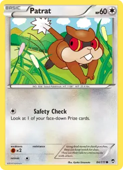 Pokémon-Karte Patrat 084/111