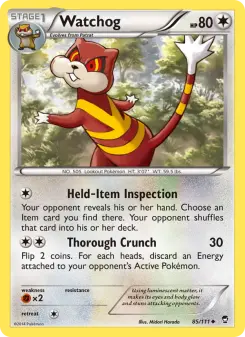 Pokémon-Karte Watchog 085/111
