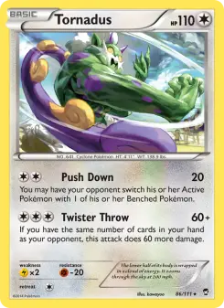 Pokémon-Karte Tornadus 086/111