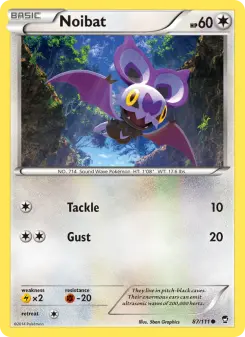 Pokémon-Karte Noibat 087/111