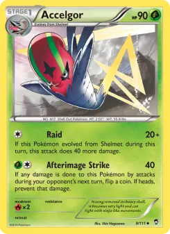 Pokémon-Karte Accelgor 009/111