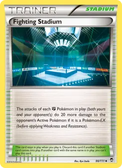 Pokémon-Karte Fighting Stadium 090/111