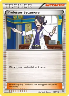 Pokémon-Karte Professor Sycamore 101/119