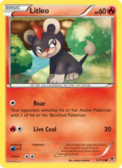 Pokémon-Karte Litleo 011/119