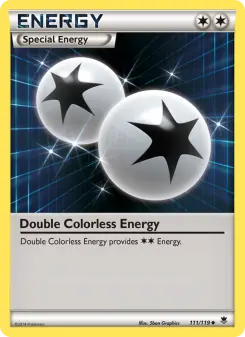 Pokémon-Karte Double Colorless Energy 111/119