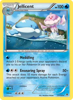 Pokémon-Karte Jellicent 021/119