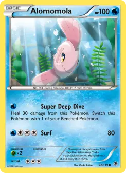 Pokémon-Karte Alomomola 022/119
