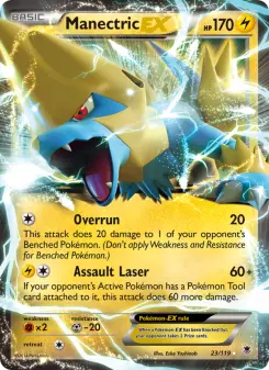 Pokémon-Karte Manectric EX 023/119
