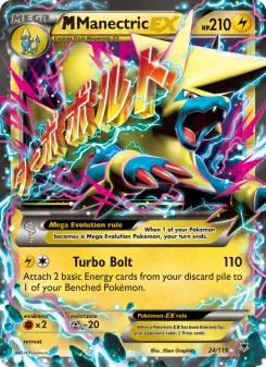 Pokémon-Karte M Manectric EX 024/119