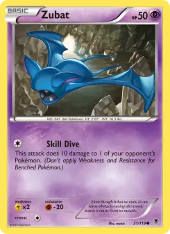 Pokémon-Karte Zubat 031/119