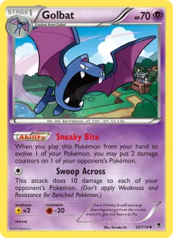 Pokémon-Karte Golbat 032/119