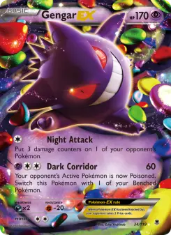 Pokémon-Karte Gengar EX 034/119
