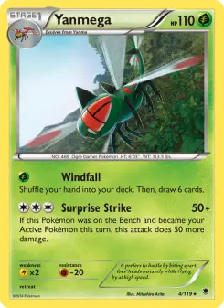 Pokémon-Karte Yanmega 004/119