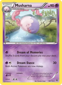 Pokémon-Karte Musharna 040/119