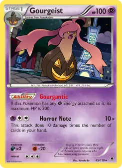 Pokémon-Karte Gourgeist 045/119