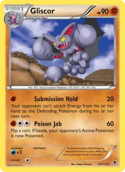 Pokémon-Karte Gliscor 047/119