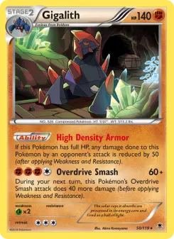 Pokémon-Karte Gigalith 050/119