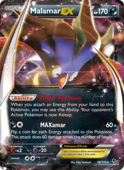 Pokémon-Karte Malamar EX 058/119