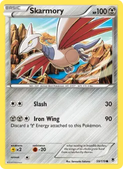Pokémon-Karte Skarmory 059/119