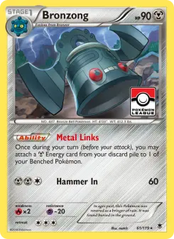 Pokémon-Karte Bronzong 061/119