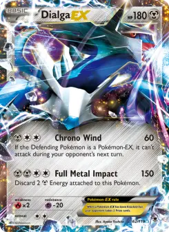 Pokémon-Karte Dialga EX 062/119
